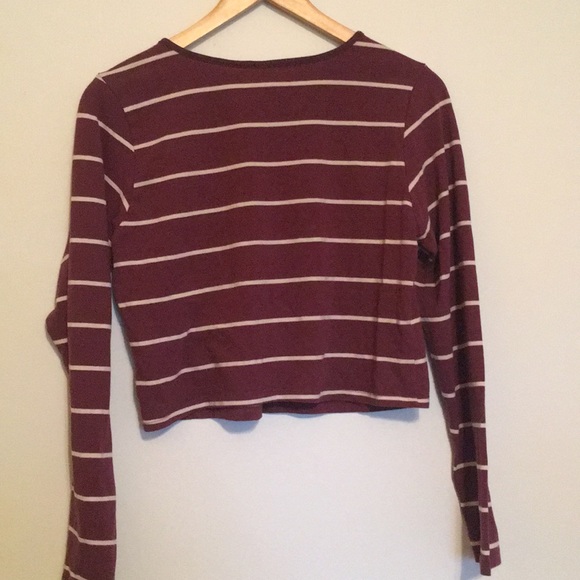 Bluenotes long-sleeve red/white striped shirt - Picture 2 of 2